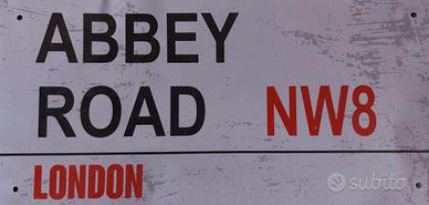 Targa metallica Beatles 