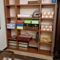 Libreria a Giorno Moderna in Finitura Ciliegio
