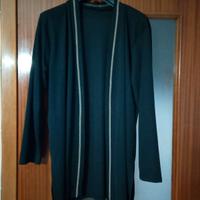 Cardigan Lungo Nero XXL
