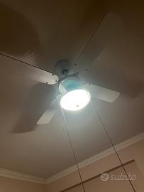 Lampada con Ventilatore a soffitto