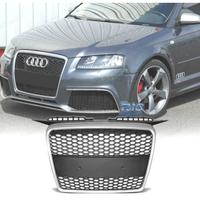 GRIGLIA AUDI A3 05-08 NERO CROMATO OPACO