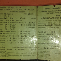 Telaio piaggio si con libretto 1987