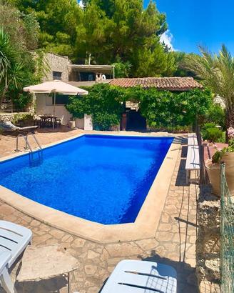 Villa con piscina in salento vista mare