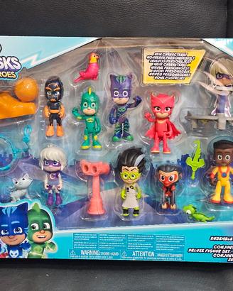pj mask set completo di personaggi 
