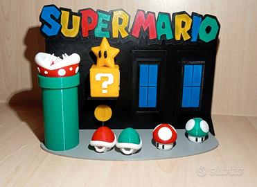 DIORAMA Super Mario – Artigianale 3D – Fan Art 3D