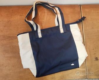 Borsa Carpisa blu e bianca