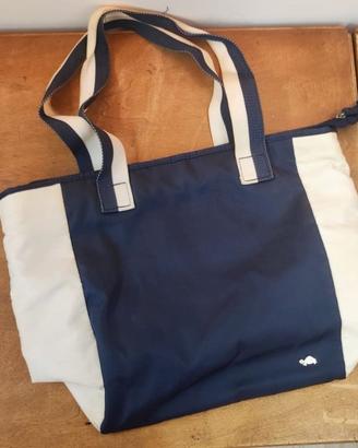 Borsa Carpisa blu e bianca