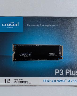 Crucial P3 Plus 1TB|SSD|NVMe|Gen4|100% Salute 💾💎
