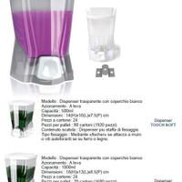 Erogatore dispenser dosatore manuale per sapone e