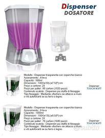 Erogatore dispenser dosatore manuale per sapone e