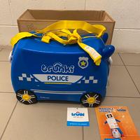 Valigia Trunky Polizia cavalcabile