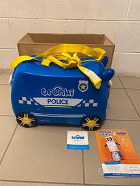 Valigia Trunky Polizia cavalcabile