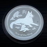 ARGENTO 999 _ 1 oz Anno del Cane 2018 AUSTRALIA