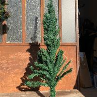 Albero di Natale da tavolo alto 92 cm con base