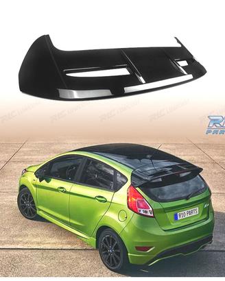 SPOILER FORD FIESTA MK7 08-17 LOOK ST NERO LUCIDO