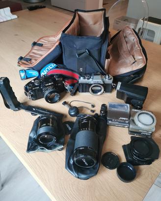 set fotografia Minolta