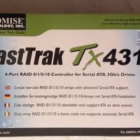 Scheda controller Serial ATA per 4 porte RAID