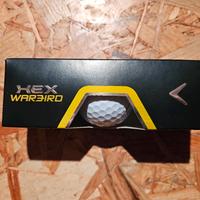 set 3 palle golf hex warbird Callaway NUOVE 3 pz