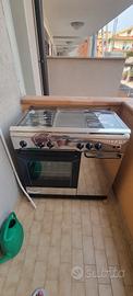 cucina inox indesit