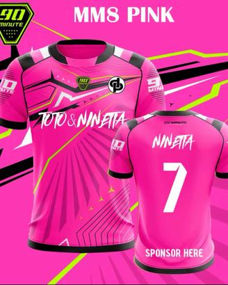 Maglietta Toto & Ninetta JUL Rosa 90Minutes