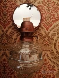LAMPADA  VINTAGE A OLIO CON SPECCHIO