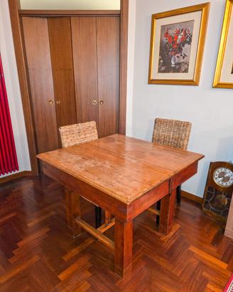 Splendido tavolo antico in legno MASSELLO