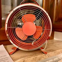 Ventilatore in metallo design vintage