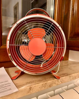 Ventilatore in metallo design vintage
