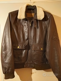 Giubbotto pelle Timberland vintage