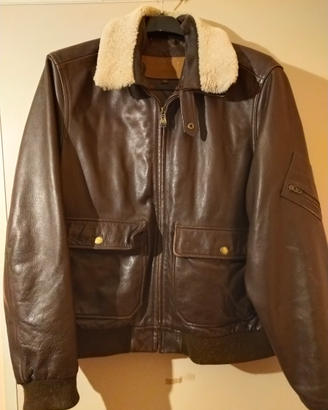 Giubbotto pelle Timberland vintage