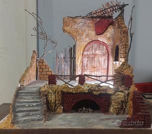 Presepe artigianale fatto a mano-Prezzo Trattabile
