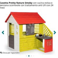 Casetta Pretty Nature Smoby con cucina estiva