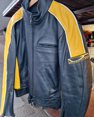 Giacca Moto Cuoio