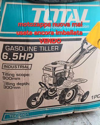 motozappa  total nuova mai usata