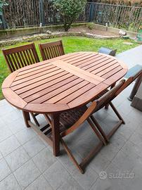 Tavolo da giardino  allungabile