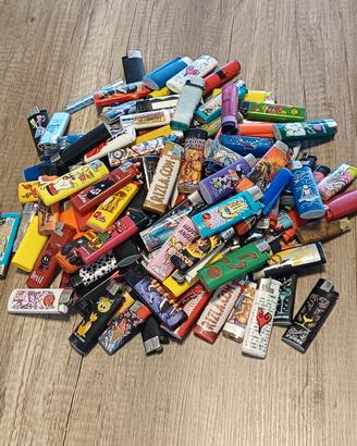 Lotto 130 Accendini Rizla Smoking Bic