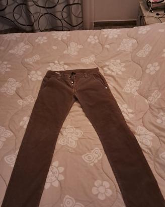 pantalone Dondup velluto marrone tg w30