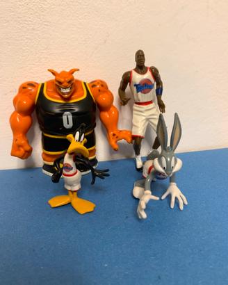 Lotto 4 Action Figure Space Jam 1996 Vintage