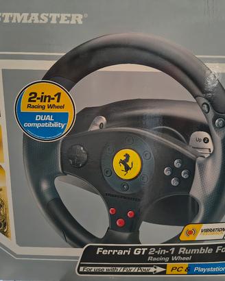 Volante con pedaliera thrustmaster 