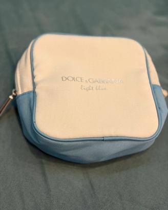 Borsello pochette Dolce e Gabbana light blu