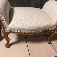 pouf stile vintage crema elegante