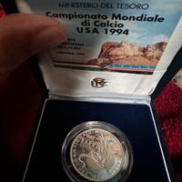 Moneta 10.000 L mondiali di calcio USA 1994