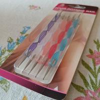 Penne Dotting Nail Art: Kit Manicure Pedicure 5pz