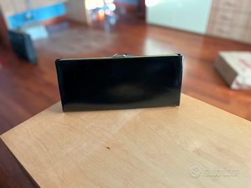 Clutch bag donna nera e oro