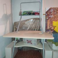 Scrivania per PC fisso + stampante 
