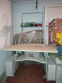 Scrivania per PC fisso + stampante 
