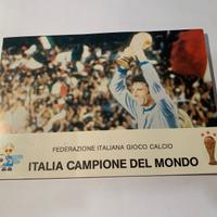 Cartolina Francobollo Italia Campione mondo 1982