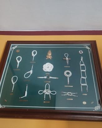 Quadro Nodi Marinari da Parete – Stile Nautico