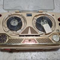 registratore a bobine GELOSO G.256 con microfono
