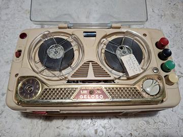 registratore a bobine GELOSO G.256 con microfono
